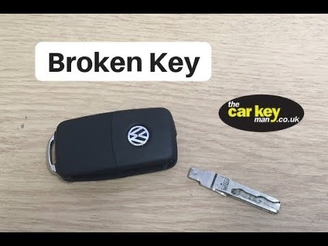VW Volkswagen Skoda Seat Broken Key HOW TO Fix Snapped Blade